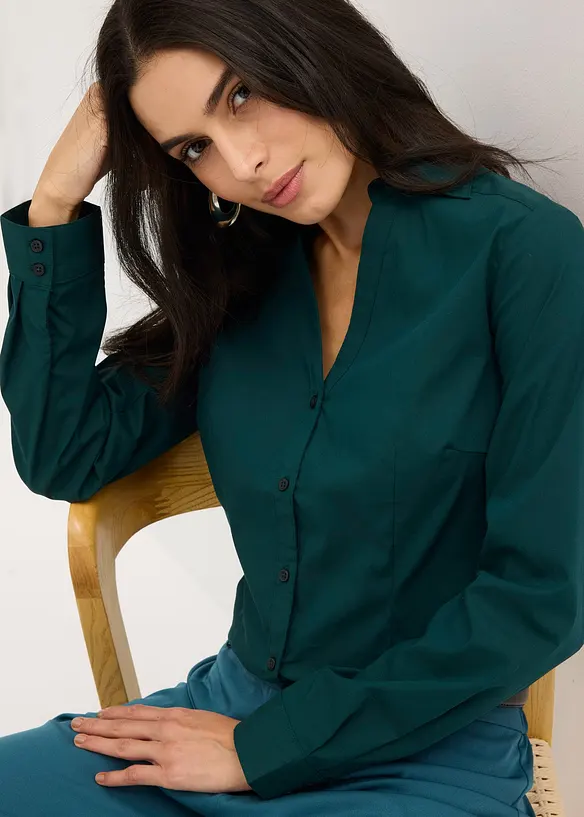 Camicia elasticizzata, bonprix