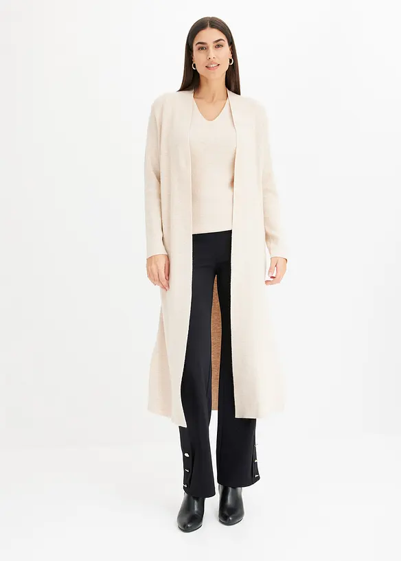 Cardigan lungo con viscosa, bonprix