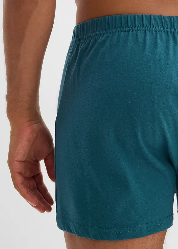 Boxer larghi in jersey di cotone (pacco da 5), bonprix