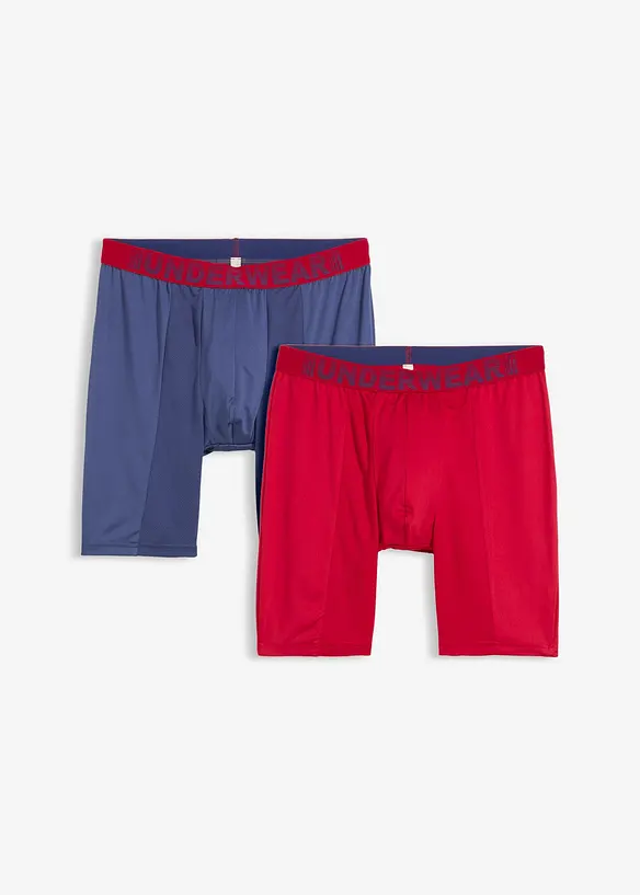 Boxer aderenti lunghi (pacco da 2), bonprix