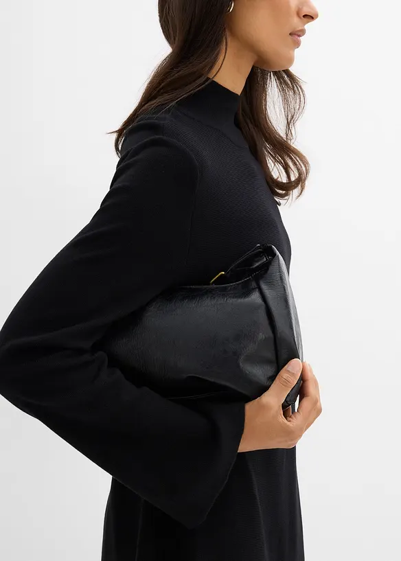 Abito svasato in maglia di misto viscosa, bonprix