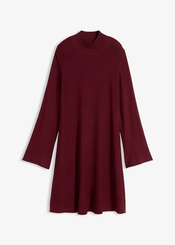 Abito svasato in maglia di misto viscosa, bonprix