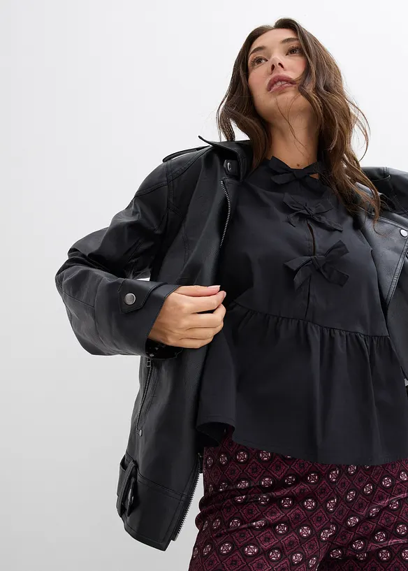 Blusa con fiocchetti, bonprix