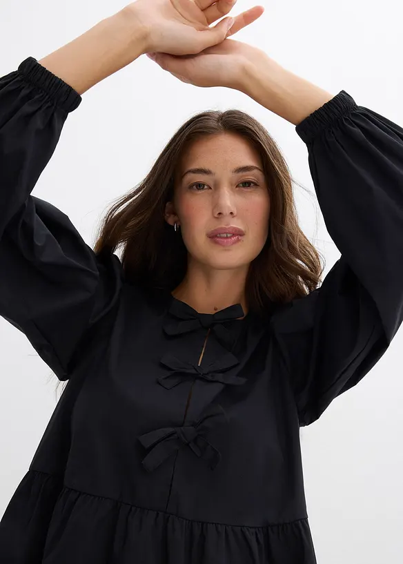 Blusa con fiocchetti, bonprix