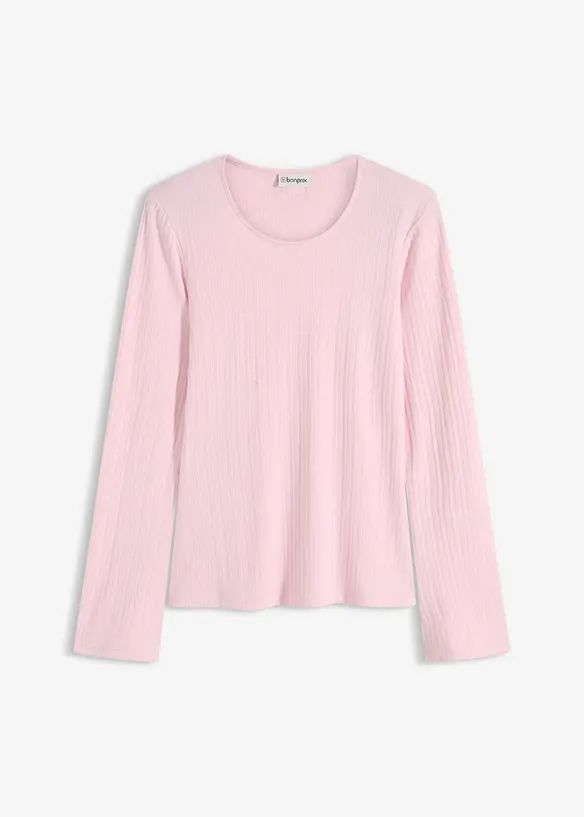 Maglia a maniche lunghe a costine, bonprix