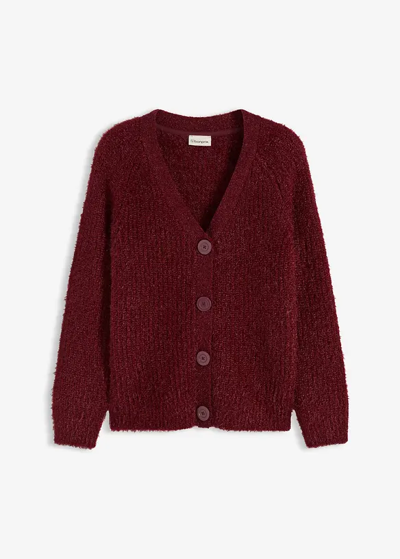 Cardigan a coste in filato grosso, bonprix