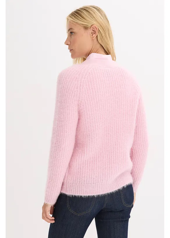 Cardigan a coste in filato grosso, bonprix