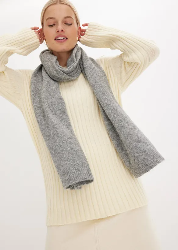 Maglione oversize a coste, bonprix