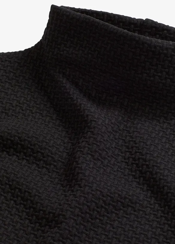 Felpa con collo dritto, bonprix