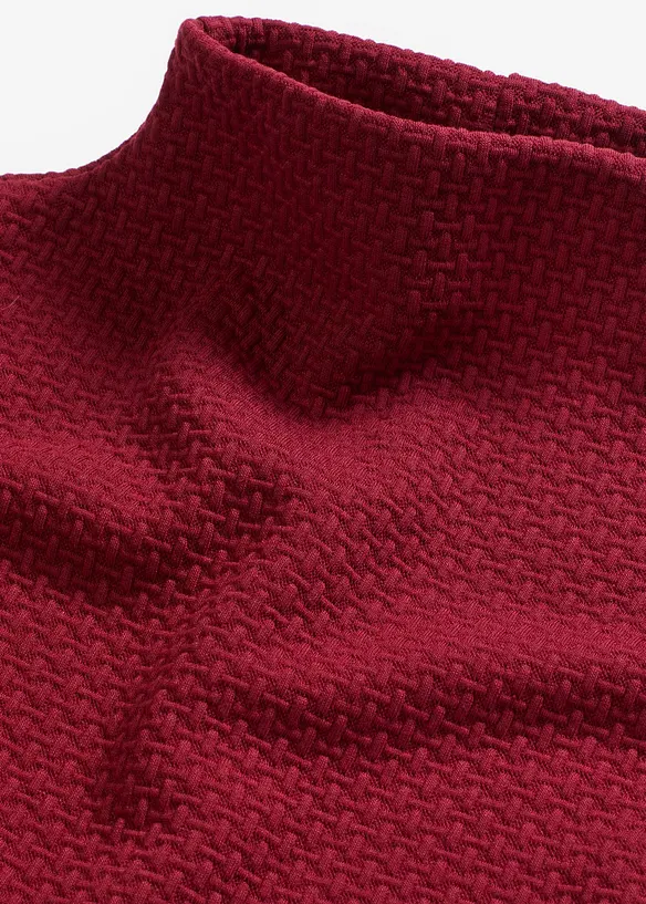 Felpa con collo dritto, bonprix