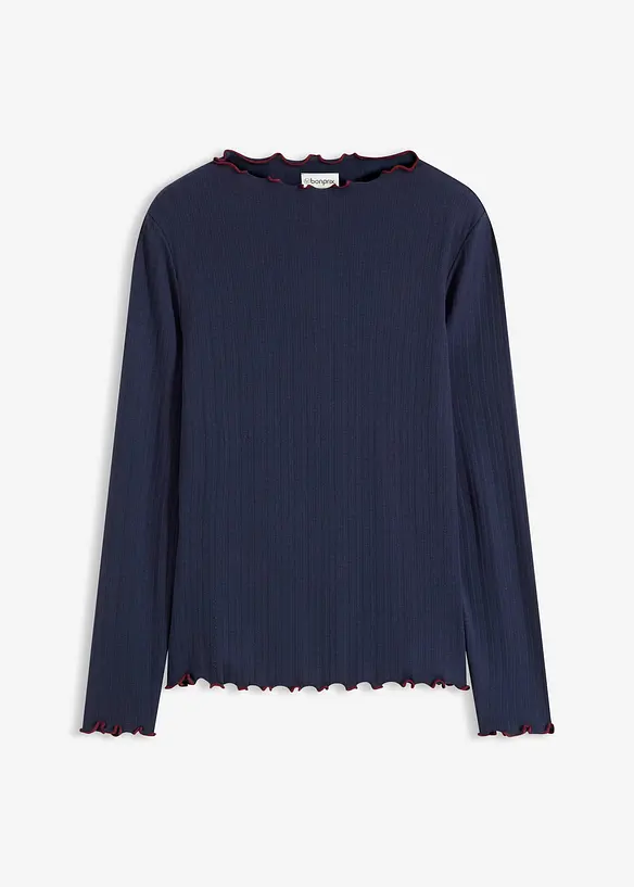 Maglia a coste a maniche lunghe, bonprix