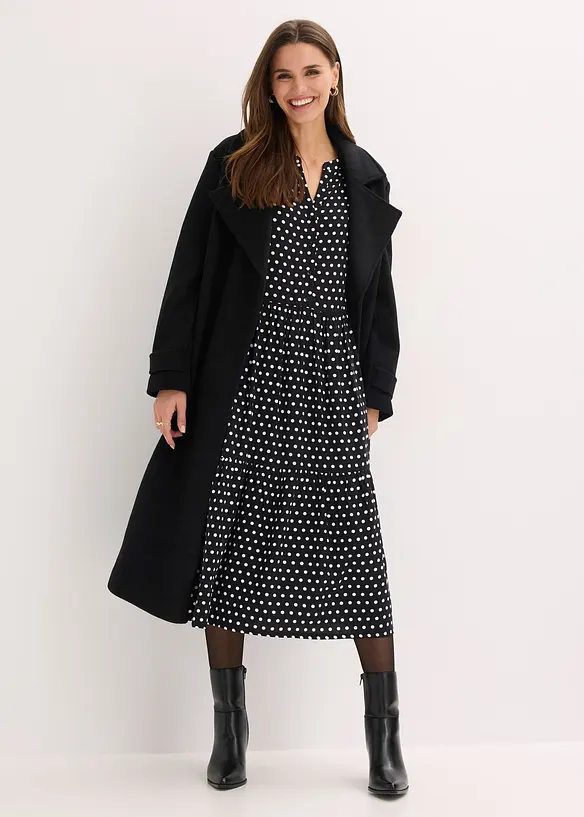 Abito midi in viscosa fluente, bonprix