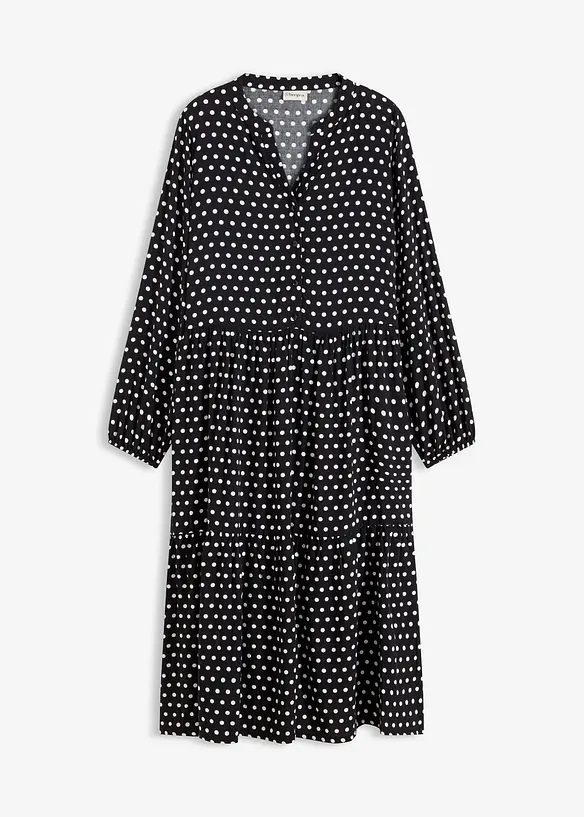 Abito midi in viscosa fluente, bonprix