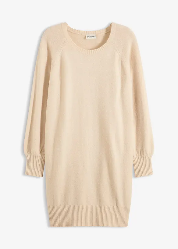 Abito corto in maglia, bonprix