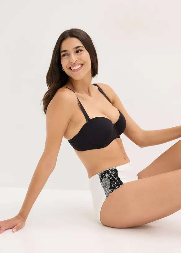 Culotte a vita alta con cotone biologico (pacco da 4), bonprix