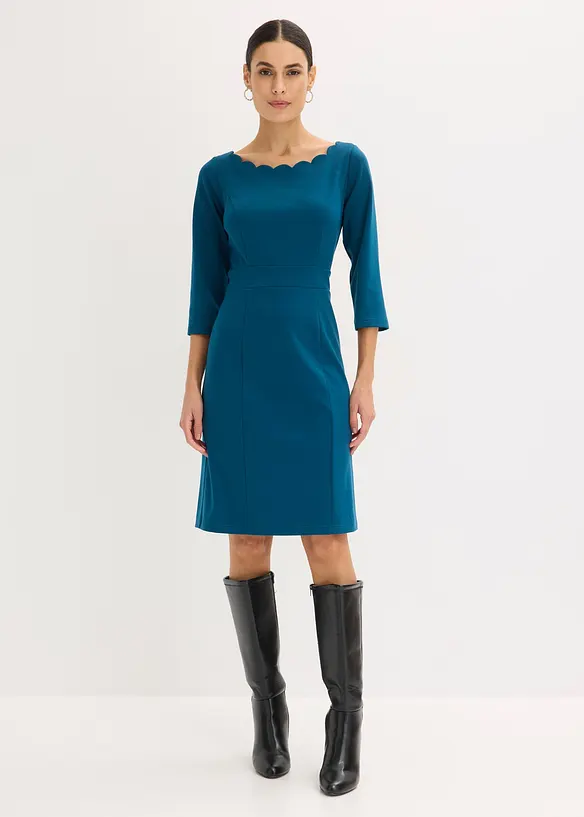 Abito a tubino in punto di Roma, bonprix