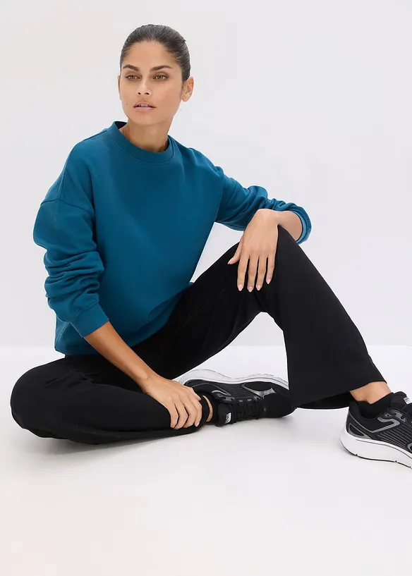 Felpa oversize in puro cotone, bonprix