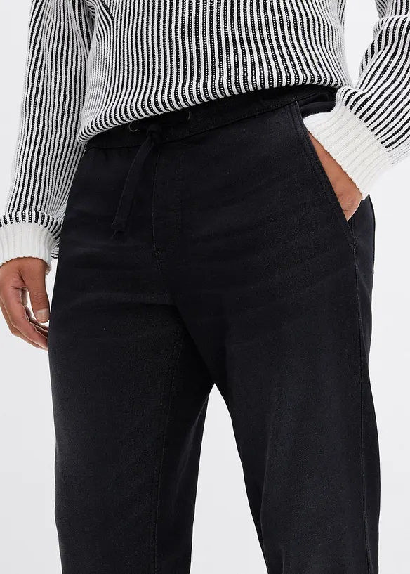 Jeans di felpa slim fit, straight, bonprix