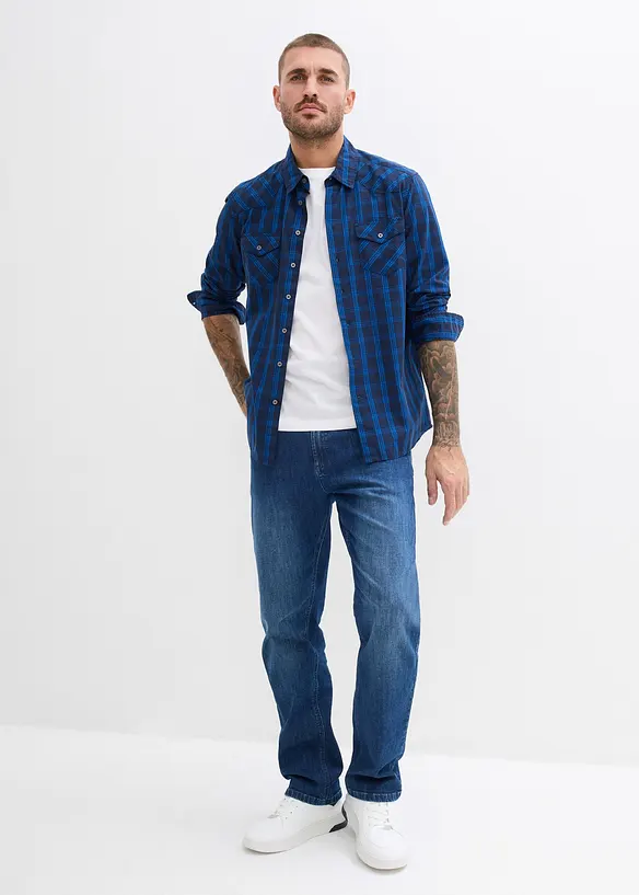 Camicia a maniche lunghe in puro cotone, bonprix