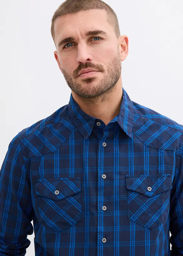 Camicia a maniche lunghe in puro cotone, bonprix