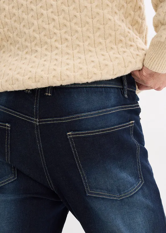 Jeans elasticizzati con cinta comoda classic fit, bootcut, bonprix