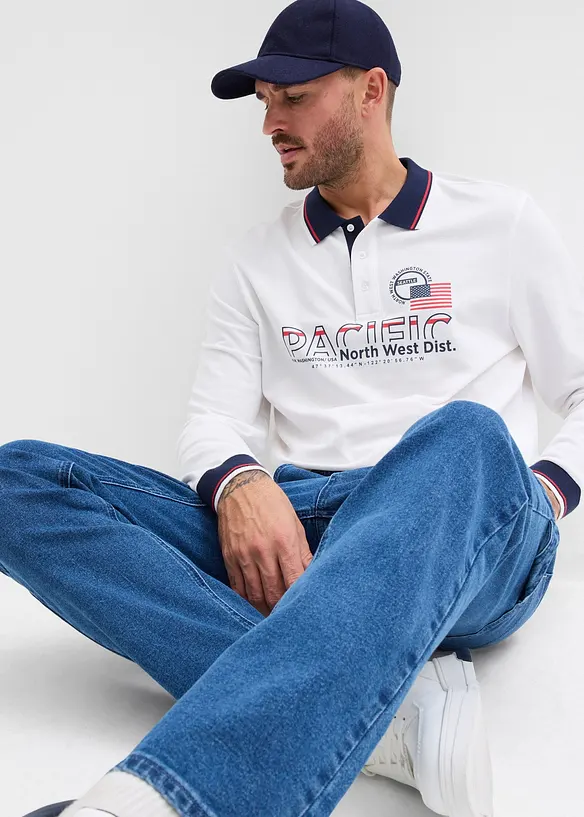 Jeans carpenter relaxed fit con vita comoda, straight, bonprix