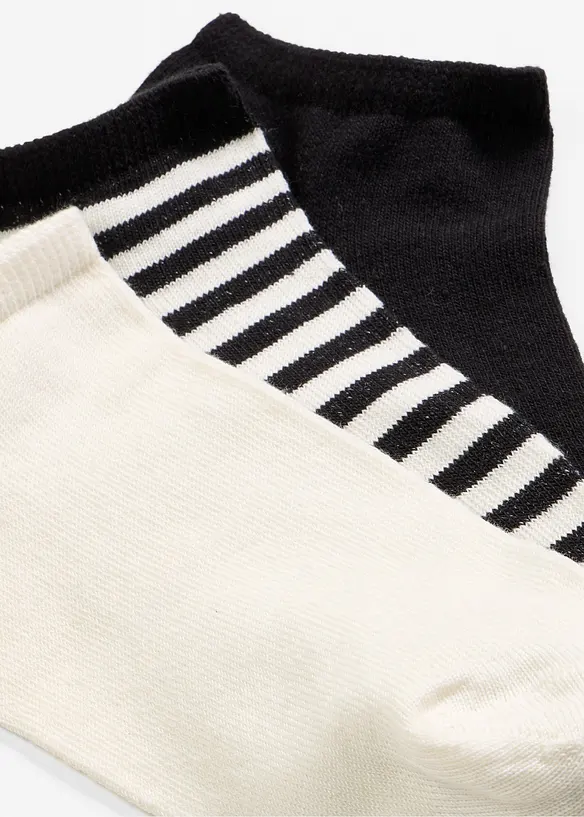 Calzini per sneakers con cotone biologico (pacco da 6 paia), bonprix