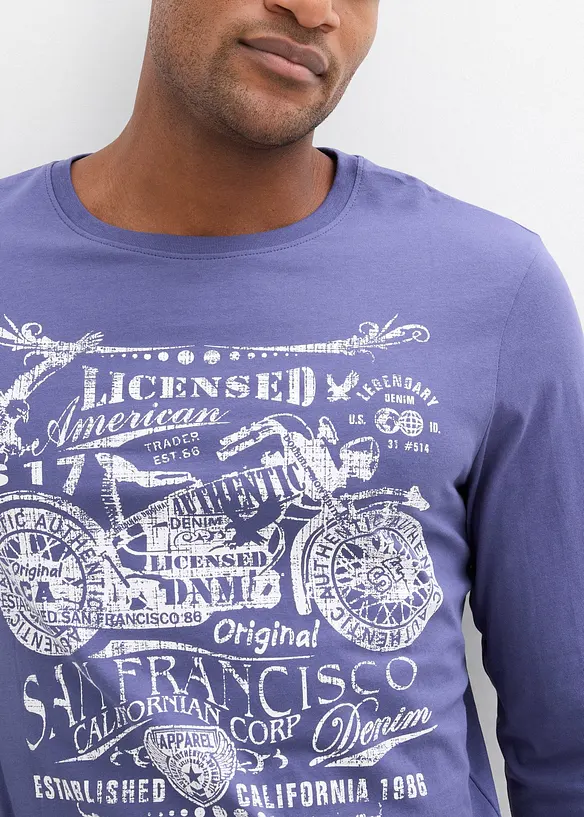 Maglia a maniche lunghe in puro cotone biologico, bonprix