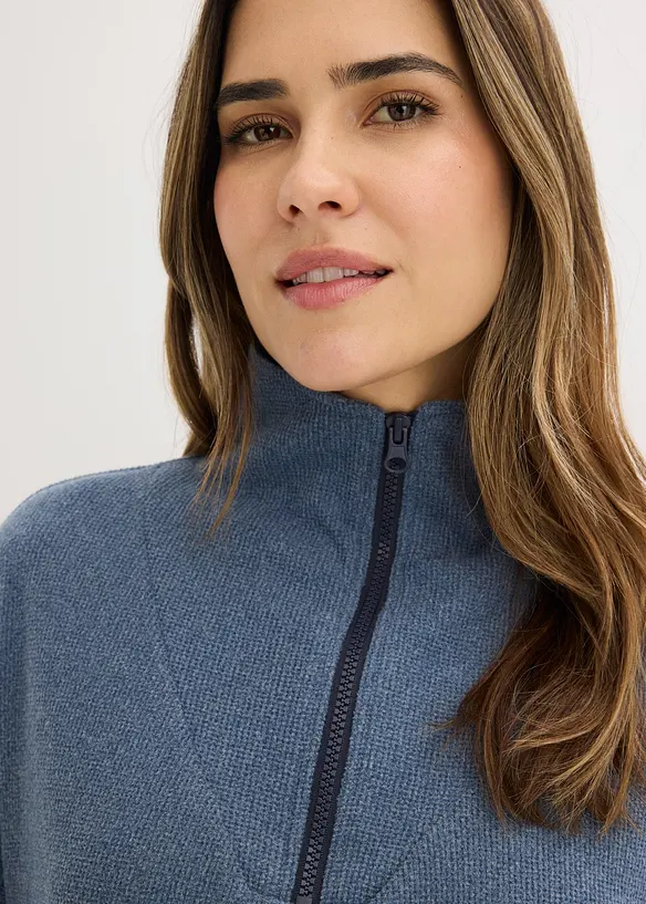 Tuta da casa in morbido jersey waffle, bonprix