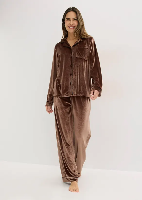 Tuta da casa in velluto, bonprix