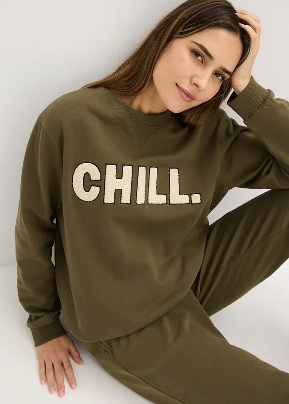 Tuta da casa in felpa, bonprix