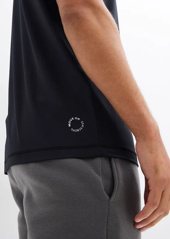 Maglia per sport con effetto strutturato, bonprix