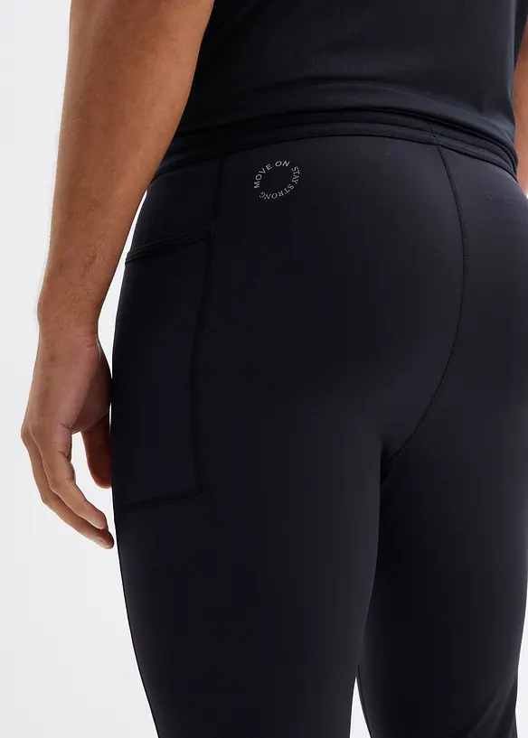 Leggings da running comodi con tasca portacellulare, bonprix