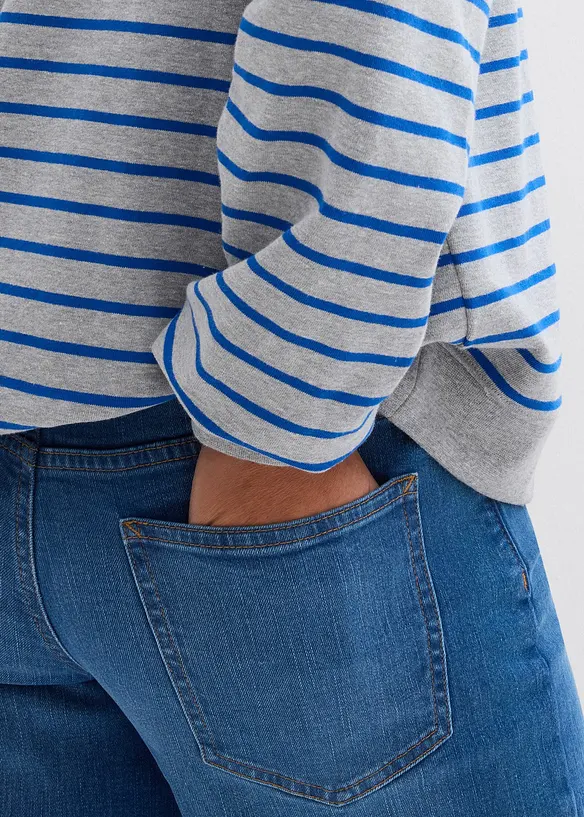 Felpa oversize in misto cotone, bonprix