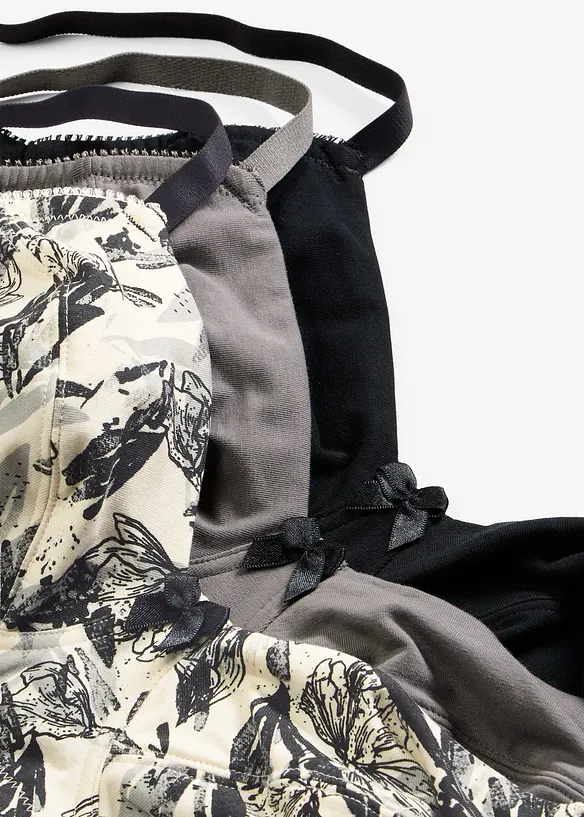 Reggiseno senza ferretto con cotone biologico (pacco da 3), bonprix