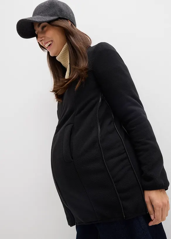 Giacca pr&eacute;maman idrorepellente 6 in 1 con inserto babywearing e giacca in pile estraibile, bonprix