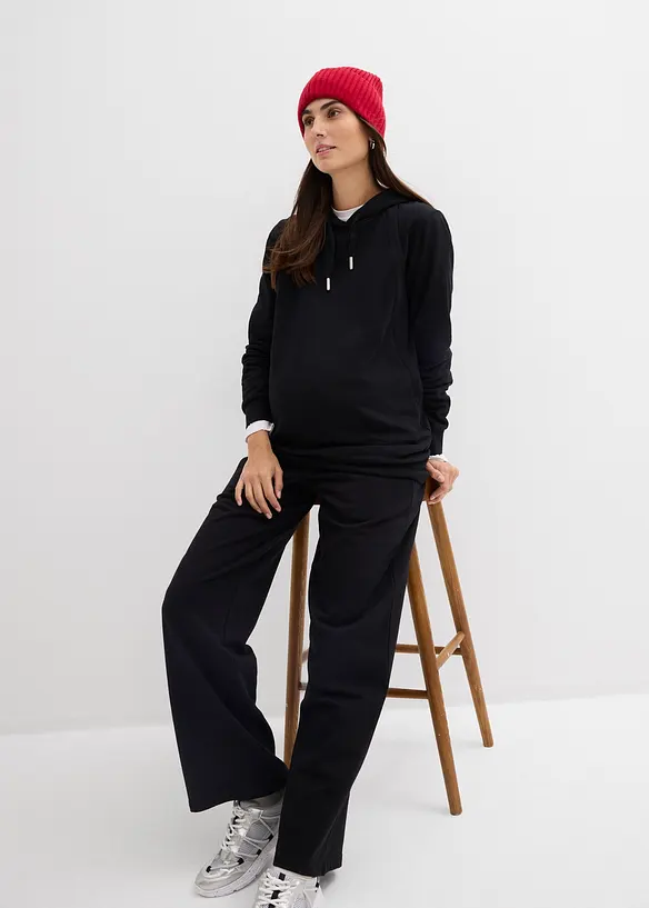 Felpa pr&eacute;maman / da allattamento 2 in 1 in puro cotone biologico, bonprix