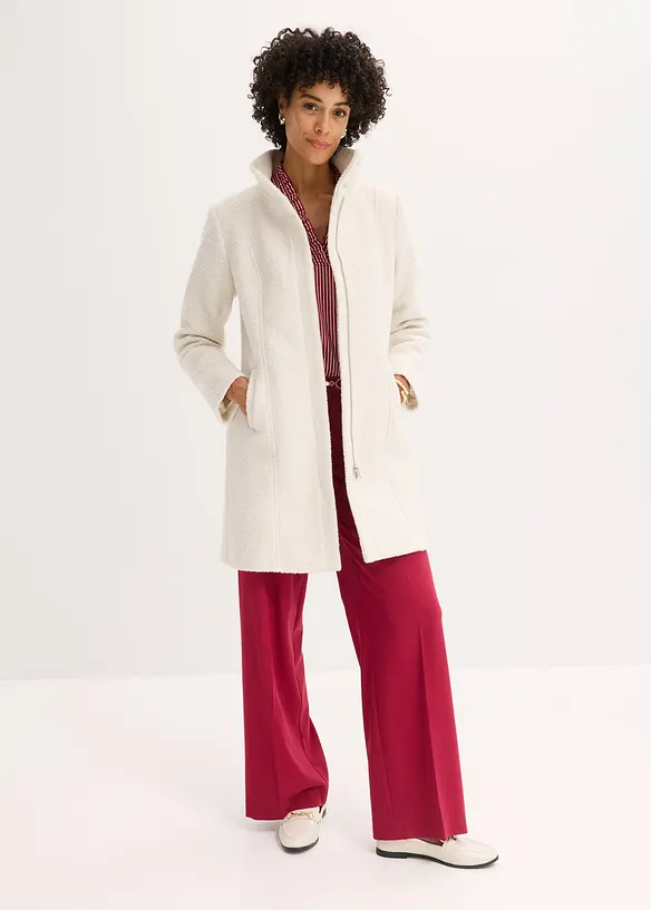 Cappotto corto boucl&eacute;, bonprix