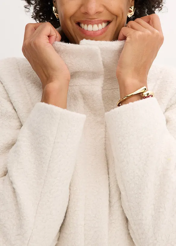 Cappotto corto boucl&eacute;, bonprix