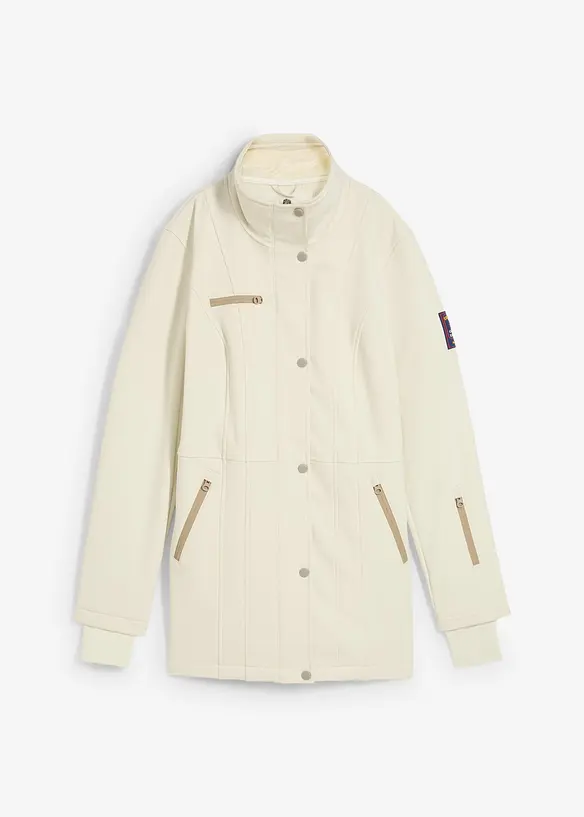 Softshell lungo elasticizzato idrorepellente, bonprix