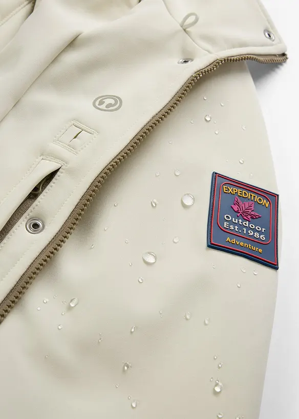 Softshell lungo elasticizzato idrorepellente, bonprix