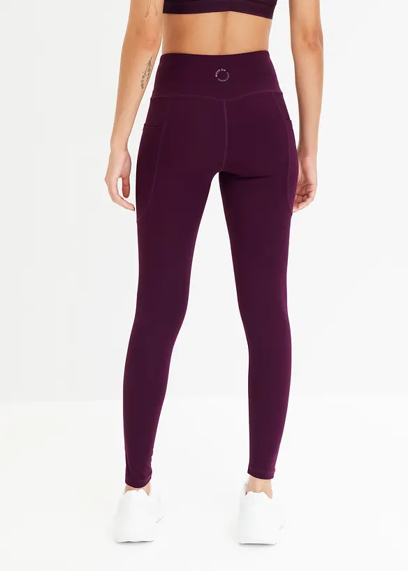 Leggings sportivi comodi con tasca per il cellulare, ad asciugatura rapida, bonprix