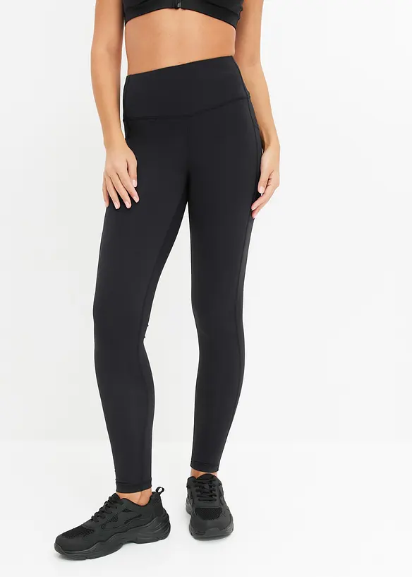 Leggings sportivi comodi con tasca per il cellulare, ad asciugatura rapida, bonprix