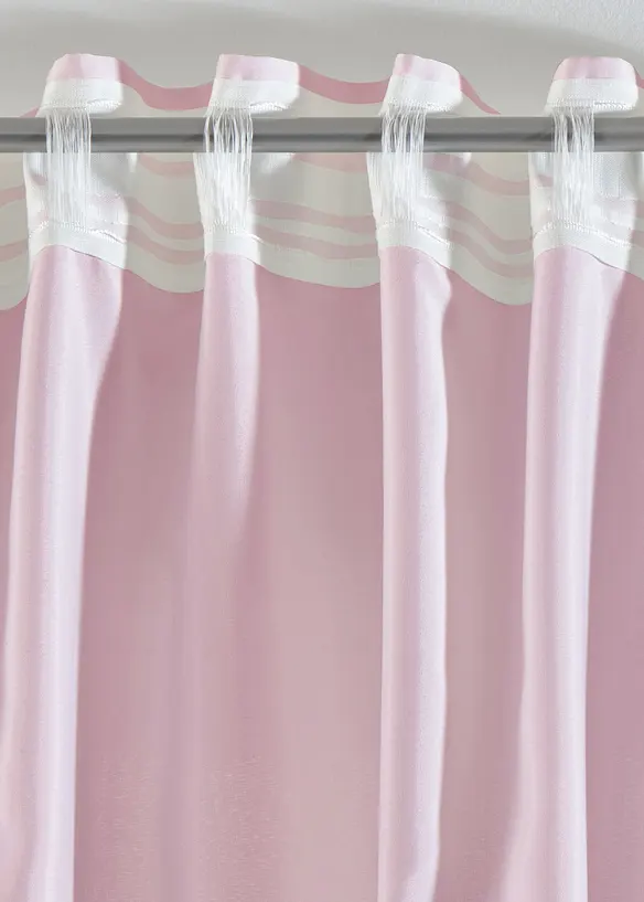 Tenda semitrasparente in materiale riciclato (pacco da 2), bonprix