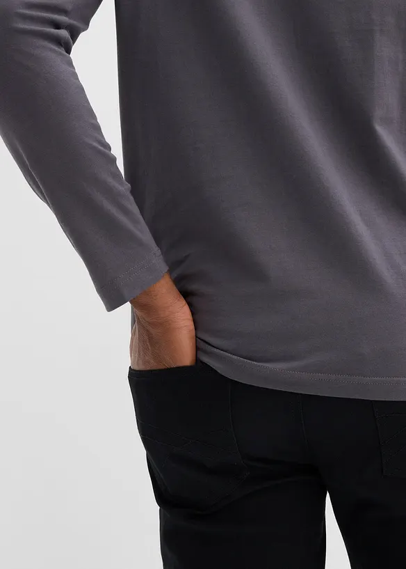Maglia a maniche lunghe in puro cotone biologico, bonprix