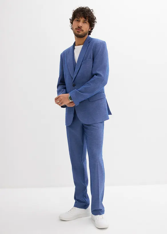 Completo (3 pezzi) giacca, pantaloni, gilet, regular fit, bonprix