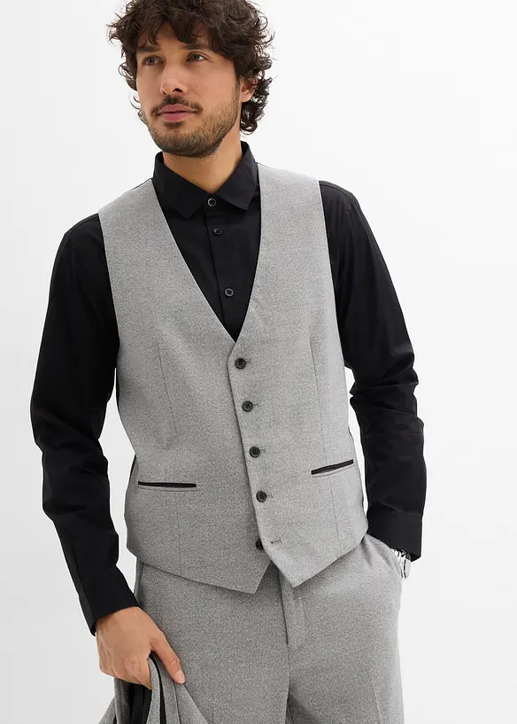 Completo (3 pezzi) giacca, pantaloni, gilet, regular fit, bonprix