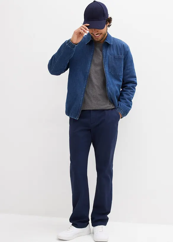 Pantaloni chino in puro cotone regular fit, straight, bonprix