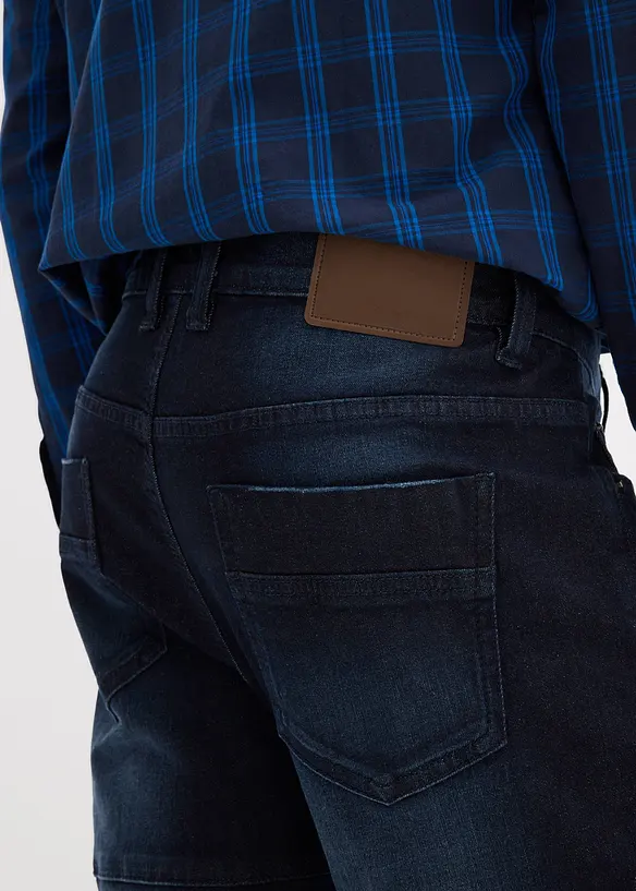 Jeans elasticizzati cargo slim fit, straight, bonprix