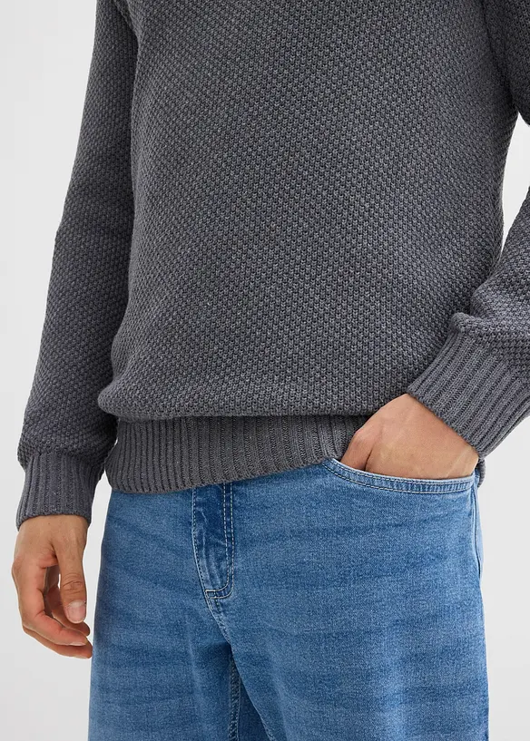 Maglione con cotone riciclato, bonprix